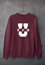 Load image into Gallery viewer, Fuck You Unisex Sweatshirt for Men/Women-Maroon-Ektarfa.online
