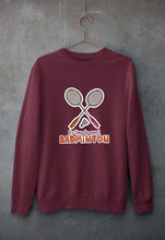 Load image into Gallery viewer, Badminton Unisex Sweatshirt for Men/Women-Maroon-Ektarfa.online