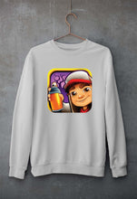 Load image into Gallery viewer, Subway Surfers Unisex Sweatshirt for Men/Women-Grey Melange-Ektarfa.online