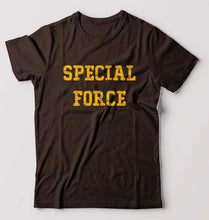 Load image into Gallery viewer, Special Force T-Shirt for Men-Coffee Brown-Ektarfa.online