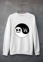 Load image into Gallery viewer, alan walker marshmello Unisex Sweatshirt for Men/Women-White-Ektarfa.online