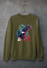 Load image into Gallery viewer, Eagle Unisex Sweatshirt for Men/Women-Olive Green-Ektarfa.online