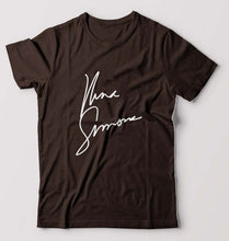 Load image into Gallery viewer, Nina Simone T-Shirt for Men-Coffee Brown-Ektarfa.online
