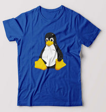 Load image into Gallery viewer, Linux T-Shirt for Men-Royal Blue-Ektarfa.online