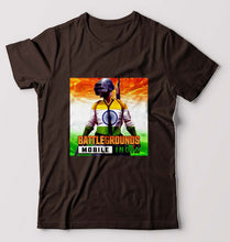 Load image into Gallery viewer, Battlegrounds Mobile India (BGMI) T-Shirt for Men-Coffee Brown-Ektarfa.online