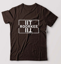 Load image into Gallery viewer, IIT Roorkee T-Shirt for Men-Coffee Brown-Ektarfa.online