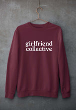 Load image into Gallery viewer, Girlfriend Collective Unisex Sweatshirt for Men/Women-Maroon-Ektarfa.online