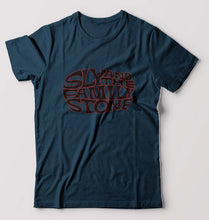 Load image into Gallery viewer, Sly and the Family Stone T-Shirt for Men-Petrol Blue-Ektarfa.online