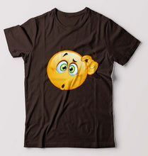 Load image into Gallery viewer, Emoji T-Shirt for Men-Coffee Brown-Ektarfa.online