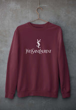 Load image into Gallery viewer, Yves Saint Laurent_YSL Unisex Sweatshirt for Men/Women-Maroon-Ektarfa.online