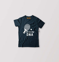 Load image into Gallery viewer, Table Tennis (TT) DNA Kids T-Shirt for Boy/Girl-Petrol Blue-Ektarfa.online
