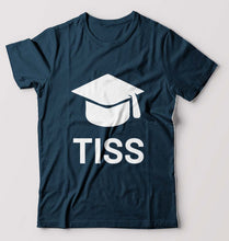 Load image into Gallery viewer, Tata Institute of Social Sciences (TISS) T-Shirt for Men-Petrol Blue-Ektarfa.online