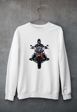 Load image into Gallery viewer, Biker Unisex Sweatshirt for Men/Women-White-Ektarfa.online