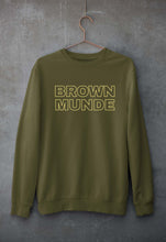 Load image into Gallery viewer, BROWN MUNDE Unisex Sweatshirt for Men/Women-Olive Green-Ektarfa.online