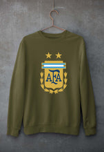 Load image into Gallery viewer, Argentina Football Unisex Sweatshirt for Men/Women-Olive Green-Ektarfa.online