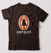 Load image into Gallery viewer, Penguin T-Shirt for Men-Coffee Brown-Ektarfa.online