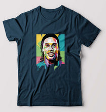 Load image into Gallery viewer, Ronaldinho T-Shirt for Men-Petrol blue-Ektarfa.online