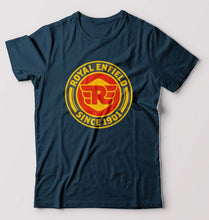 Load image into Gallery viewer, Royal Enfield T-Shirt for Men-Petrol Blue-Ektarfa.online