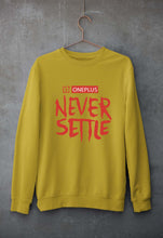Load image into Gallery viewer, OnePlus Unisex Sweatshirt for Men/Women-Mustard Yellow-Ektarfa.online