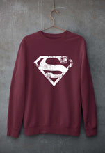 Load image into Gallery viewer, Superman Superhero Unisex Sweatshirt for Men/Women-Maroon-Ektarfa.online
