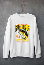 Load image into Gallery viewer, Fishing Unisex Sweatshirt for Men/Women-White-Ektarfa.online