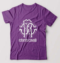 Load image into Gallery viewer, Roberto Cavalli T-Shirt for Men-Purple-Ektarfa.online