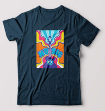 Load image into Gallery viewer, Psychedelic T-Shirt for Men-Petrol blue-Ektarfa.online