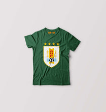 Load image into Gallery viewer, Uruguay Football Kids T-Shirt for Boy/Girl-Dark Green-Ektarfa.online