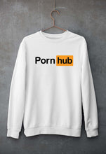 Load image into Gallery viewer, Porn Hub Unisex Sweatshirt for Men/Women-White-Ektarfa.online