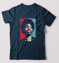 Load image into Gallery viewer, Nina Simone T-Shirt for Men-Petrol Blue-Ektarfa.online