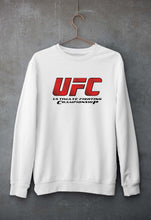 Load image into Gallery viewer, UFC Unisex Sweatshirt for Men/Women-White-Ektarfa.online