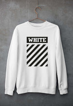 Load image into Gallery viewer, off white Unisex Sweatshirt for Men/Women-White-Ektarfa.online