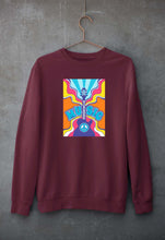 Load image into Gallery viewer, Psychedelic Unisex Sweatshirt for Men/Women-Maroon-Ektarfa.online