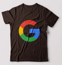 Load image into Gallery viewer, Google T-Shirt for Men-Coffee Brown-Ektarfa.online