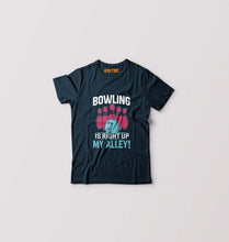 Load image into Gallery viewer, Bowling T-Shirt for Boy/Girl-Petrol Blue-Ektarfa.online