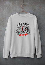 Load image into Gallery viewer, Beast Gym Unisex Sweatshirt for Men/Women-Grey Melange-Ektarfa.online