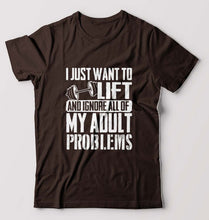 Load image into Gallery viewer, Gym T-Shirt for Men-Coffee Brown-Ektarfa.online