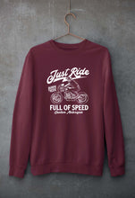 Load image into Gallery viewer, Motorcycle Unisex Sweatshirt for Men/Women-Maroon-Ektarfa.online