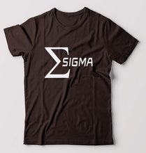 Load image into Gallery viewer, Sigma T-Shirt for Men-Coffee Brown-Ektarfa.online