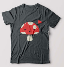 Load image into Gallery viewer, Mushroom T-Shirt for Men-Steel grey-Ektarfa.online