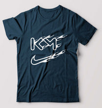 Load image into Gallery viewer, Kylian Mbappé T-Shirt for Men-Petrol Blue-Ektarfa.online