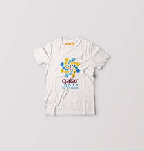 Load image into Gallery viewer, FIFA World Cup Qatar 2022 Kids T-Shirt for Boy/Girl-White-Ektarfa.online
