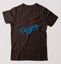 Load image into Gallery viewer, Los Angeles Dodgers T-Shirt for Men-Coffee Brown-Ektarfa.online