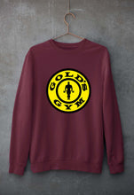 Load image into Gallery viewer, Gold's Gym Unisex Sweatshirt for Men/Women-Maroon-Ektarfa.online