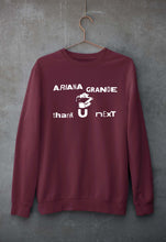 Load image into Gallery viewer, Ariana Grande thank u next Unisex Sweatshirt for Men/Women-Maroon-Ektarfa.online