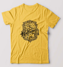 Load image into Gallery viewer, Hufflepuff Harry Potter T-Shirt for Men-Golden Yellow-Ektarfa.online