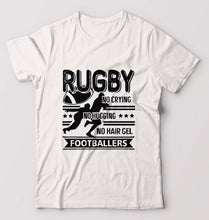 Load image into Gallery viewer, Rugby T-Shirt for Men-White-Ektarfa.online