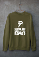 Load image into Gallery viewer, PUBG Where Are We Dropping Boys Unisex Sweatshirt for Men/Women-Olive Green-Ektarfa.online