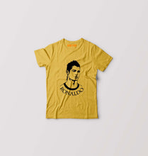 Load image into Gallery viewer, Cristiano Ronaldo CR7 Kids T-Shirt for Boy/Girl-Golden Yellow-Ektarfa.online