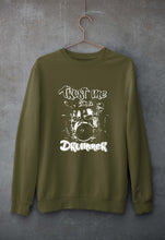 Load image into Gallery viewer, Drummer Unisex Sweatshirt for Men/Women-Olive Green-Ektarfa.online